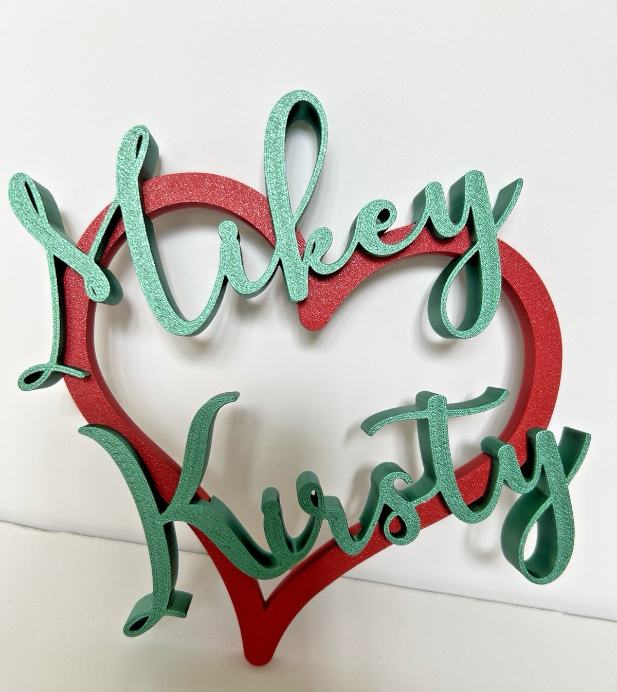 Personalised Gift for Boyfriend Him Girlfriend Partner Heart Husband Her Fiance - Poppy Kate Designs