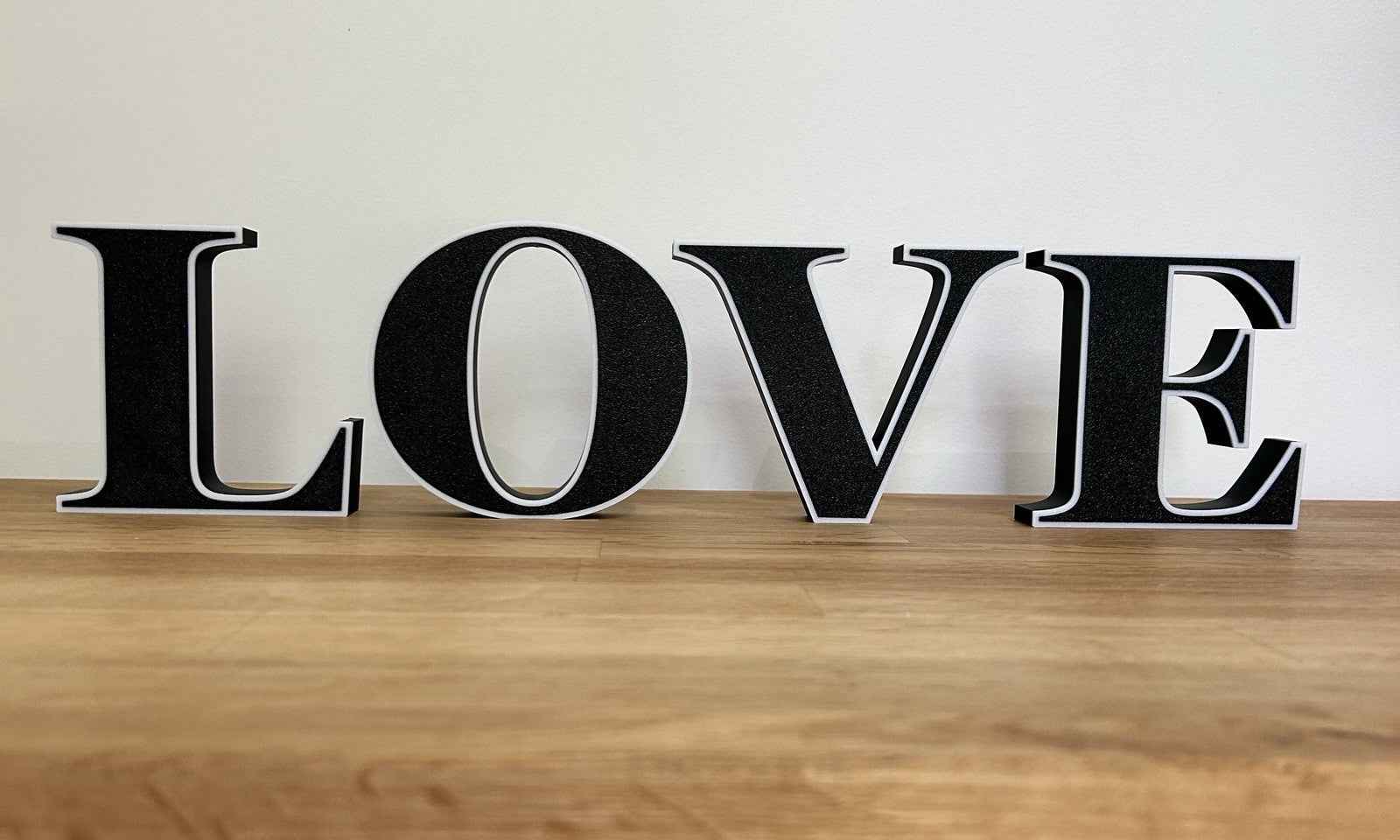 Large Love Capital Letters Word Display Ornament Home Shelf Decoration