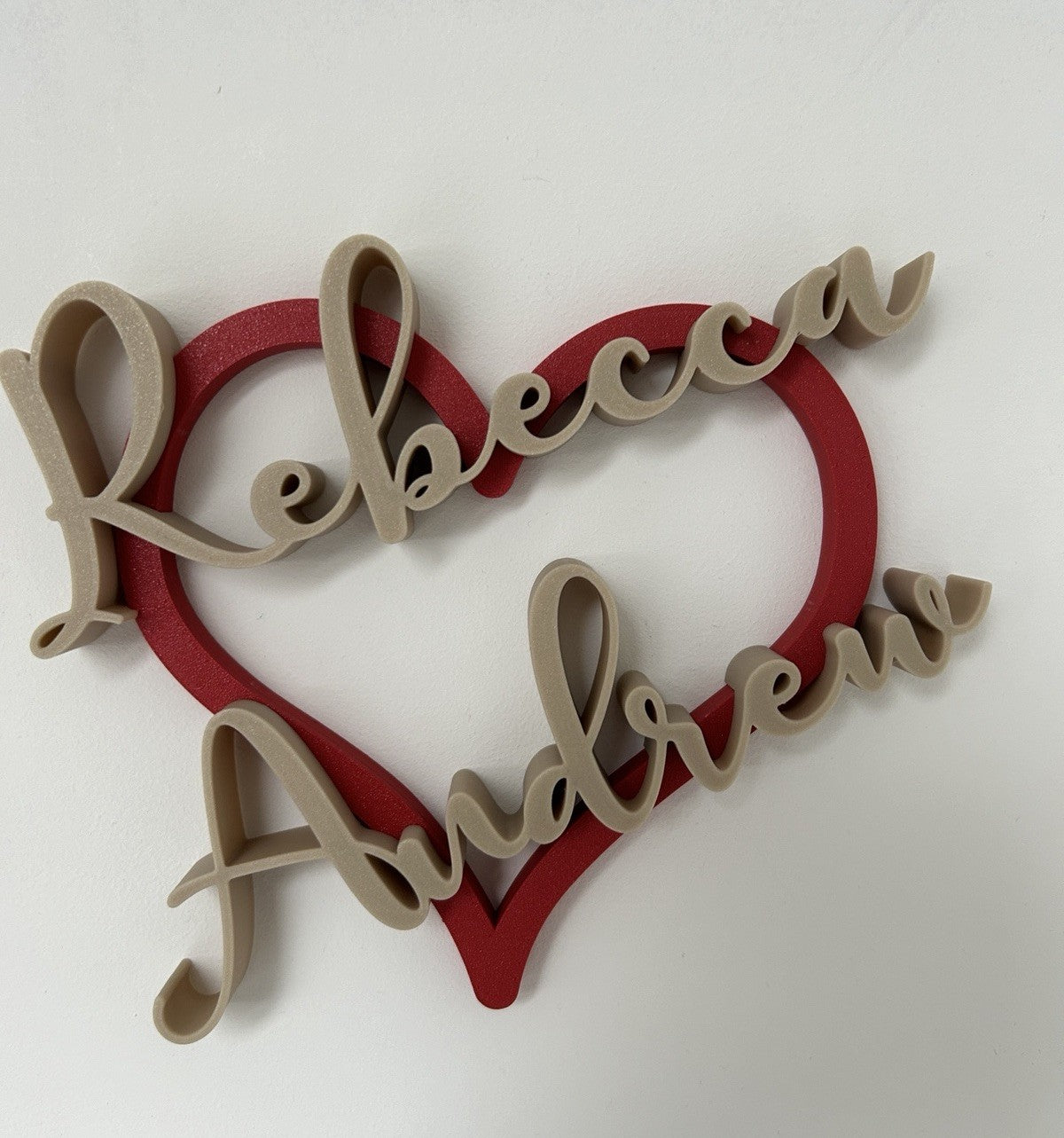 Personalised Gift for Boyfriend Him Girlfriend Partner Heart Husband Her Fiance - Poppy Kate Designs