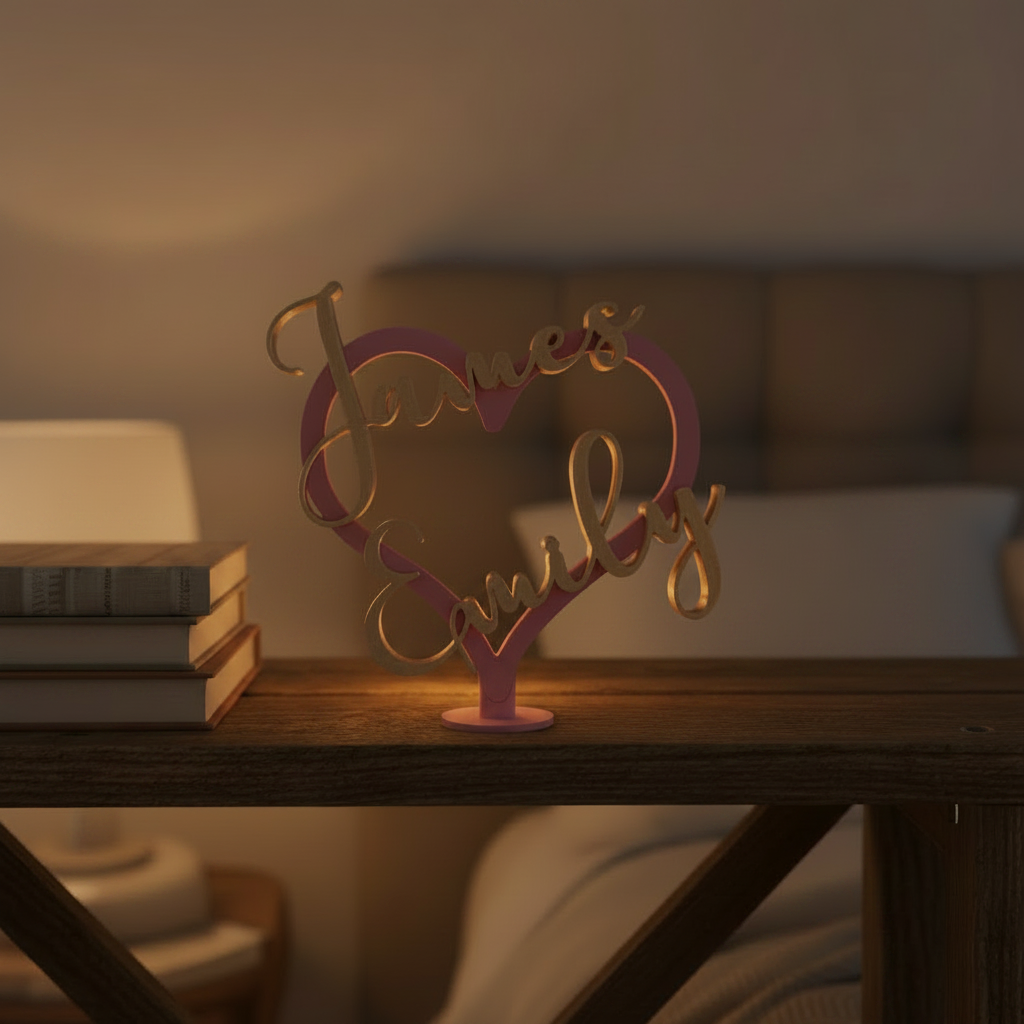 Personalised Anniversary Gift Heart