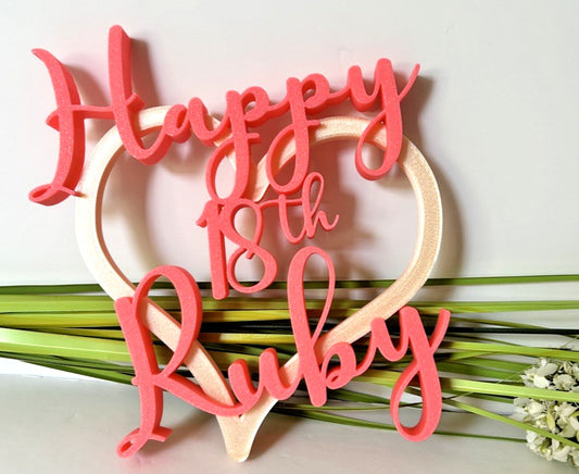 18th Birthday present Personalised Gift Daughter Girls Niece 18 Today Keepsake - Poppy Kate Designs