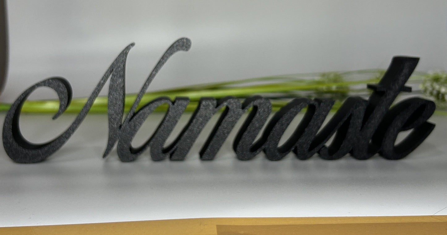 Custom Made Any Word Namaste Made to Order Dads Bar Freestanding and Wall Sign - Poppy Kate Designs