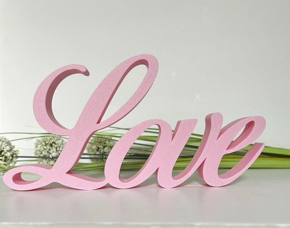 Love Large Word Freestanding Letters Sign Word Letters ornament Home Decor - Poppy Kate Designs