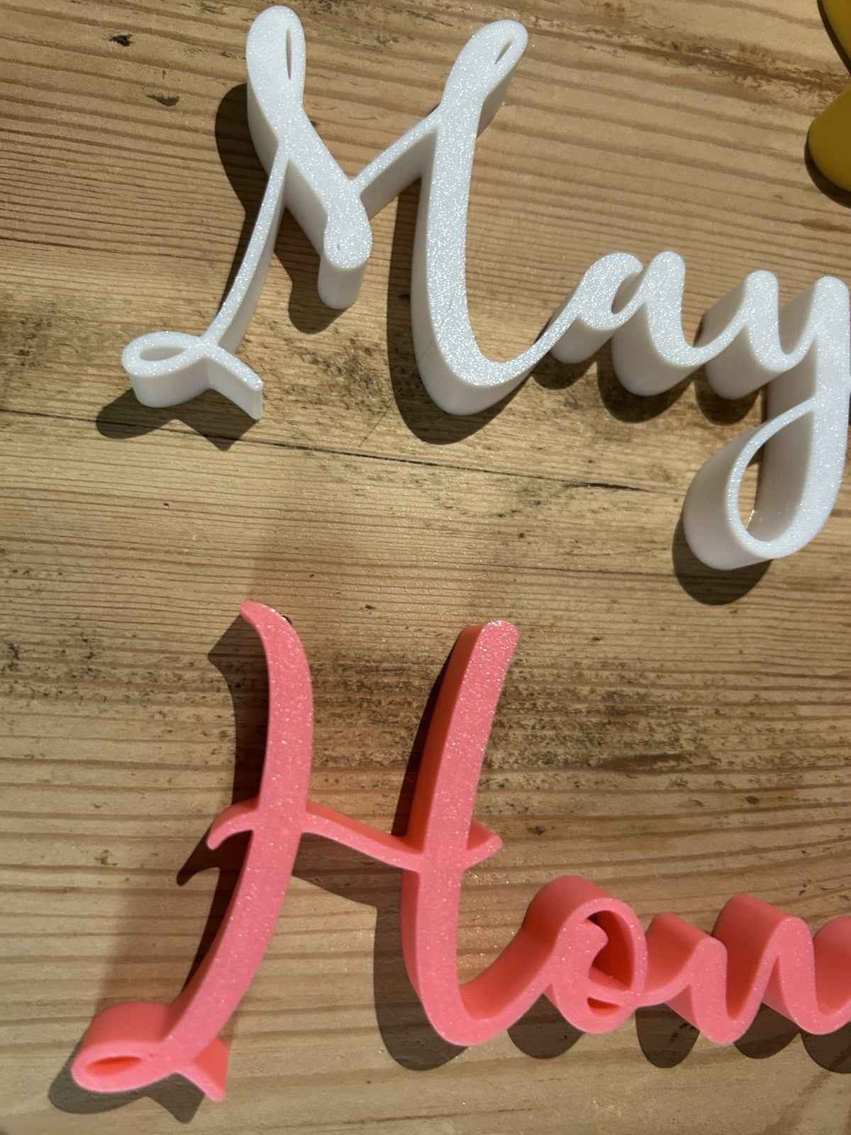 Personalised Names Plaque Door Desk Name Place Custom Made Words Any Text Size