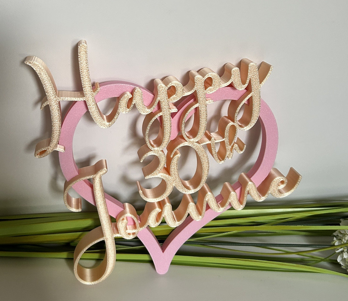 Personalised 30th Birthday Gift for Her Daughter Friend Partner Gift Keepsake - Poppy Kate Designs