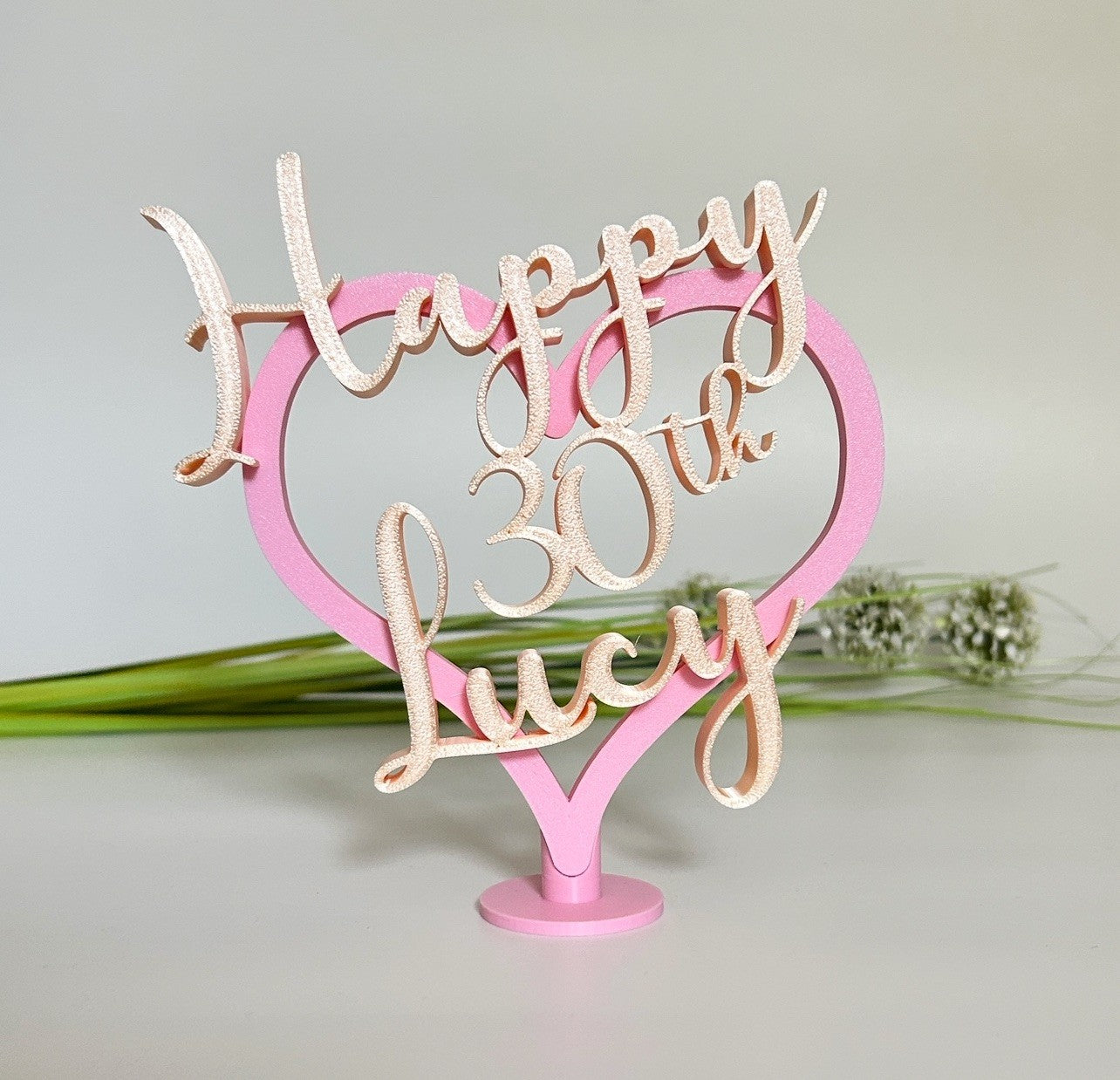 Personalised 30th Birthday Gift for Her Daughter Friend Partner Gift Keepsake - Poppy Kate Designs