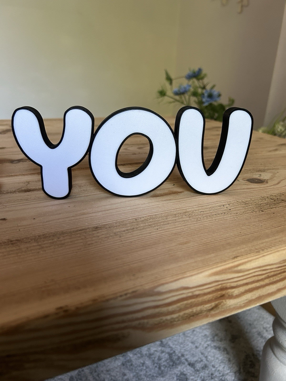 Love Sign Gift Home Freestanding Decoration Personalised Custom Made Wall Letter - Poppy Kate Designs