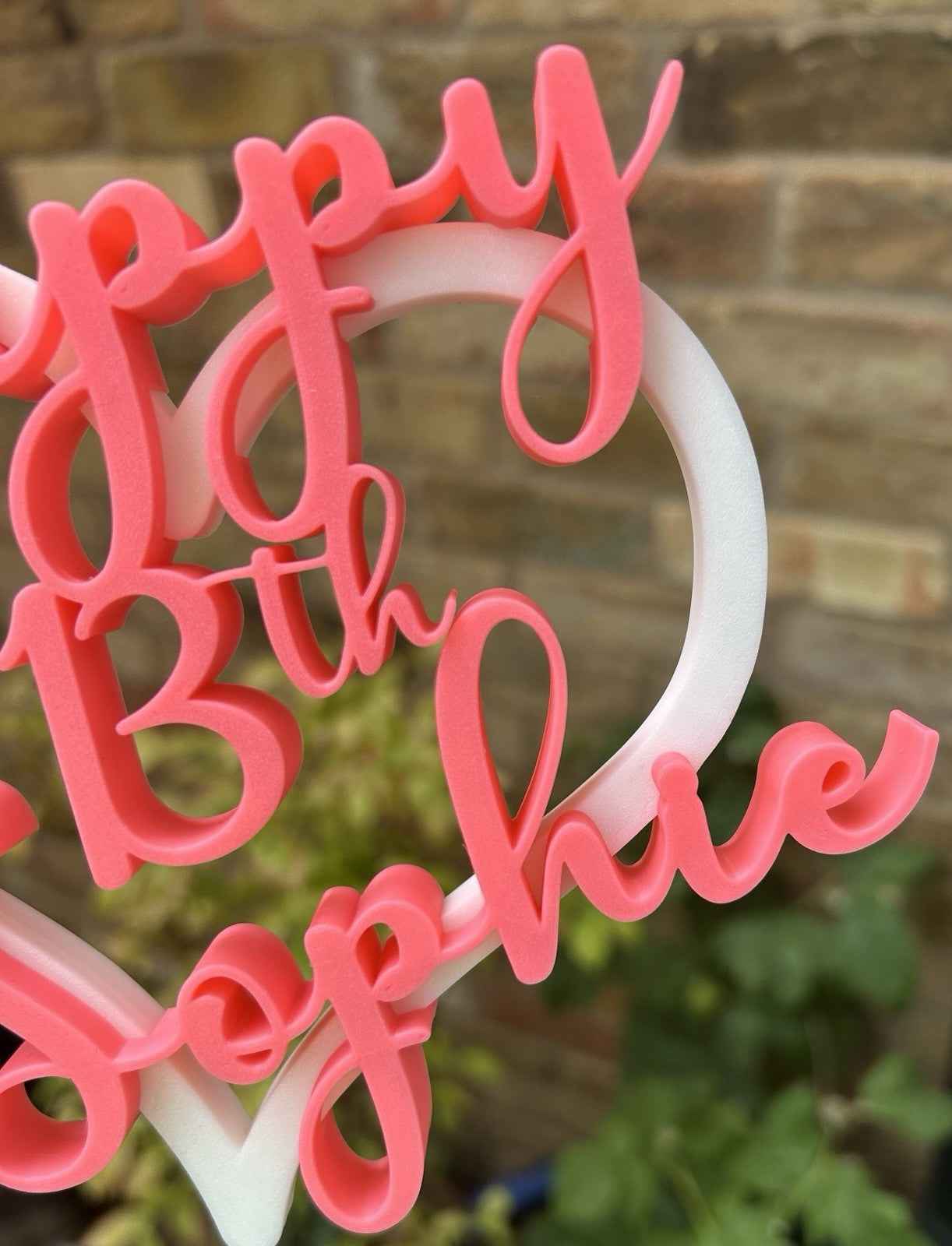 Personalised 13th 15th Age Birthday Gift Girls Her Present Daughter Decoration