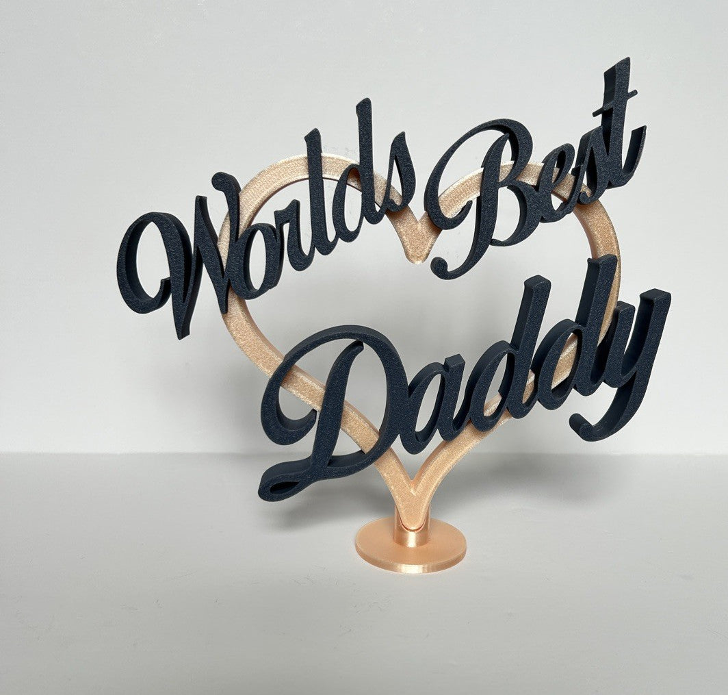Personalised Christmas Gift for Dads Daddy Grandad Gift Present Worlds Best - Poppy Kate Designs