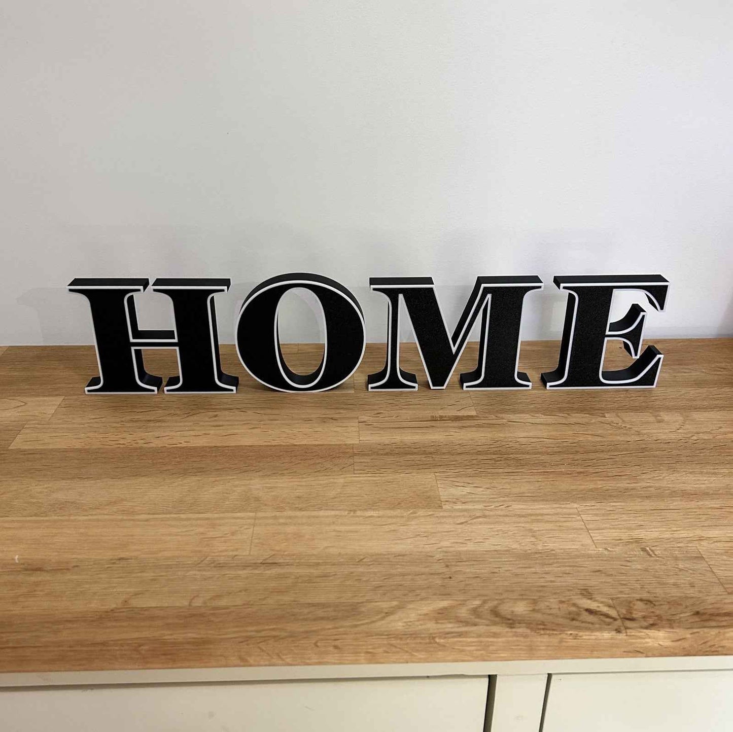 Home Word Freestanding Capital letters Ornament Sign Decoration Gift Large