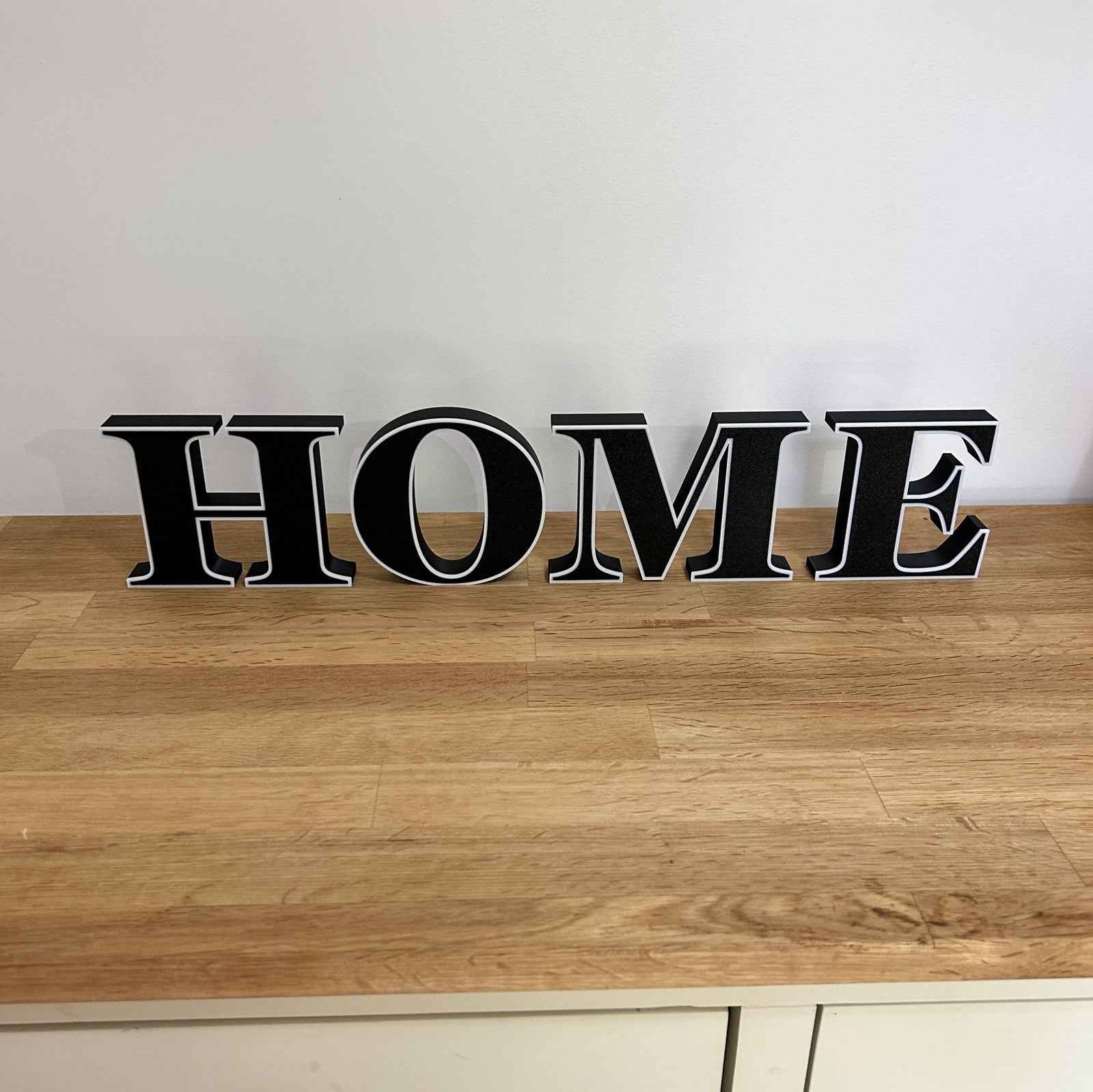 Home Word Freestanding Capital letters Ornament Sign Decoration Gift Large