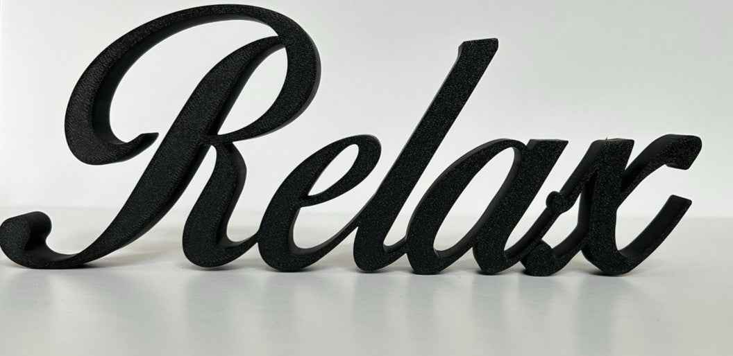 Relax Sign New Home Gift Ornament New Home Gift Decoration Freestanding