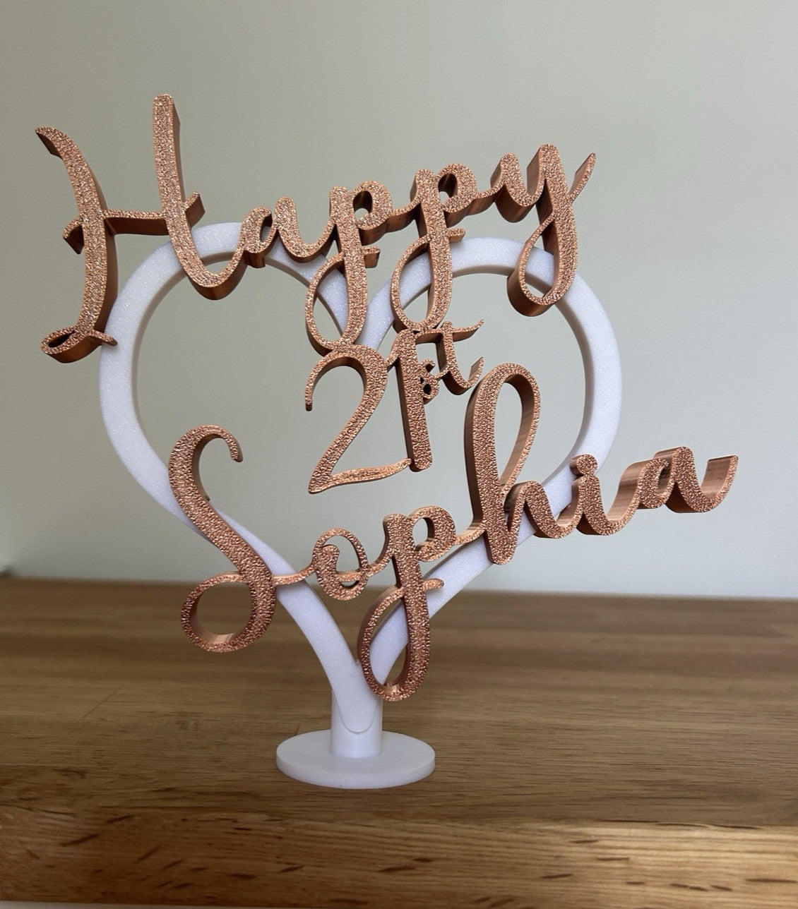 Made to Order Personalised Girls 18th 21st Age Birthday Gift Keepsake Daughter - Poppy Kate Designs