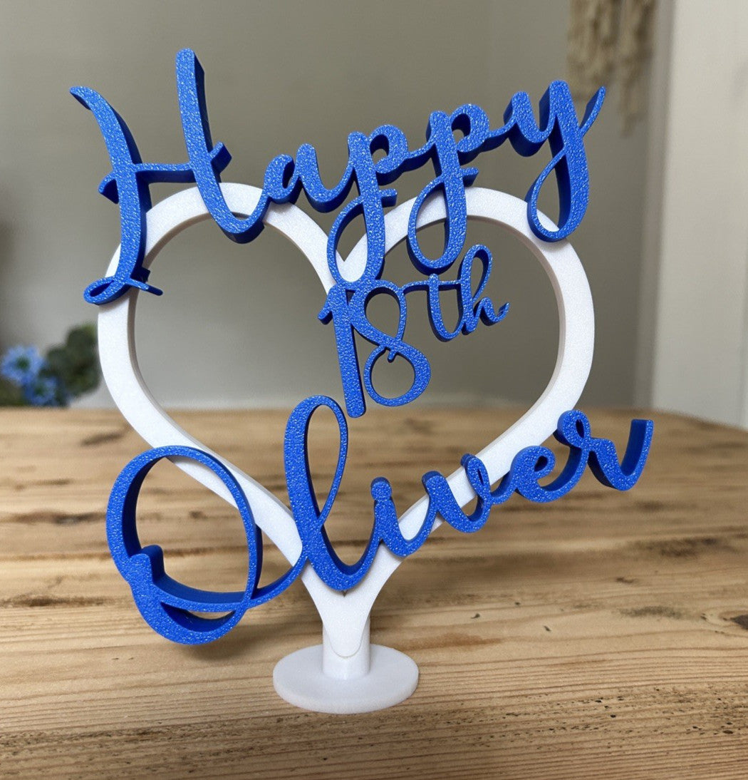 Personalised 21st Birthday Gift Keepsake Boy Son Grandson Nephew Gift Decoration - Poppy Kate Designs