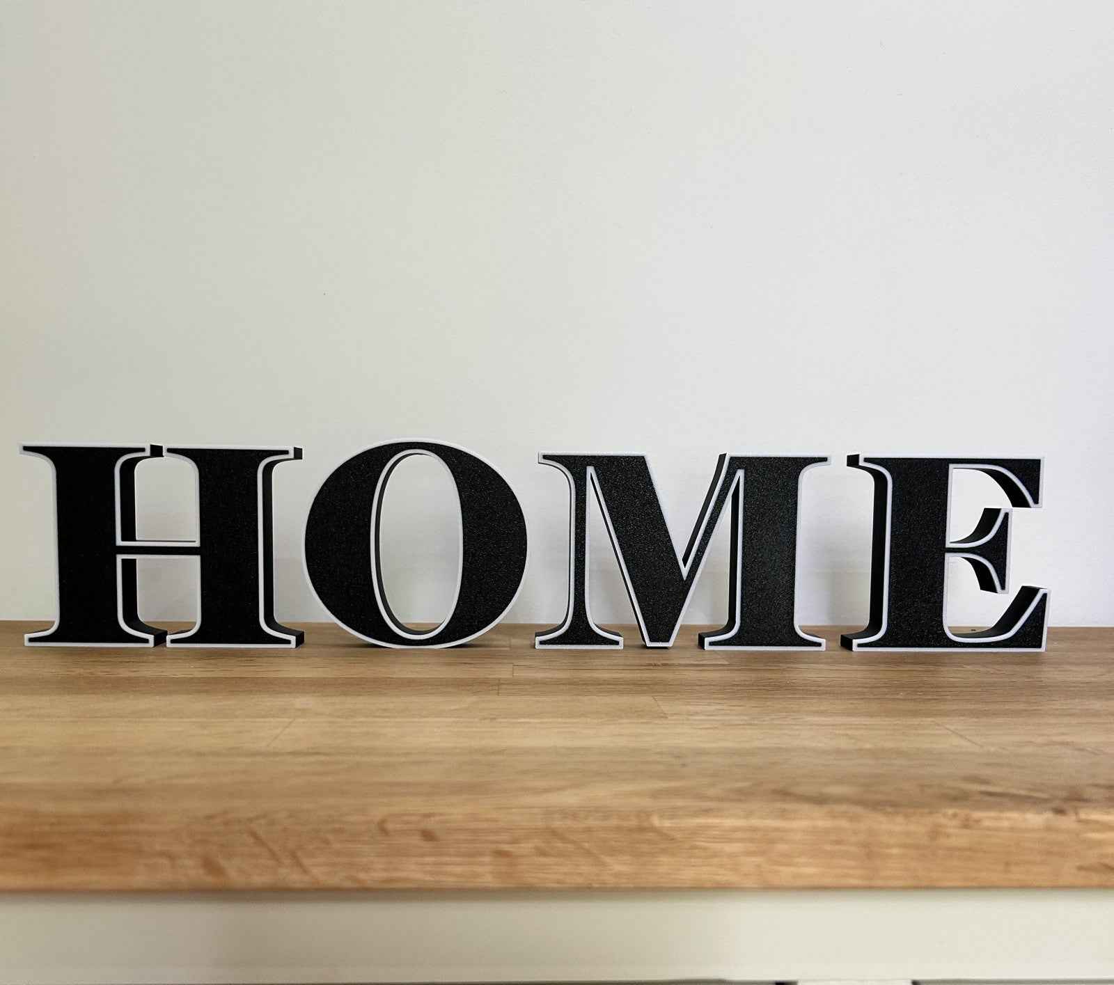 Home Word Freestanding Capital letters Ornament Sign Decoration Gift Large