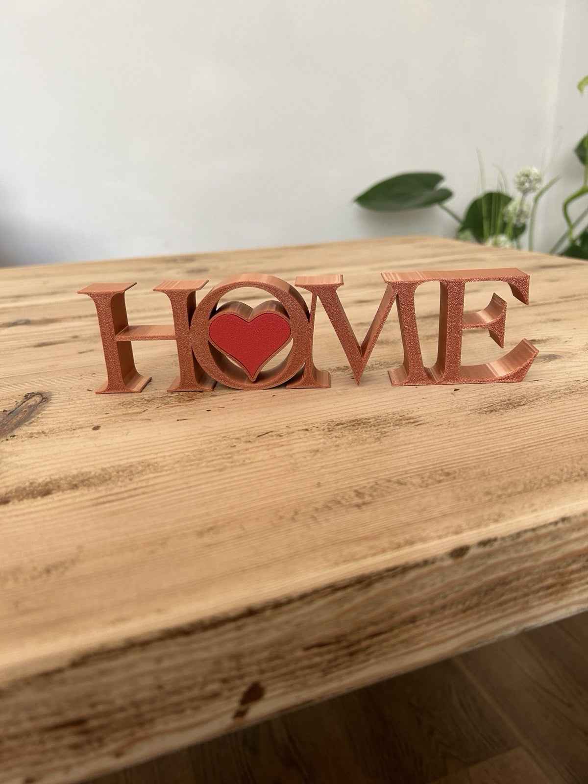 Small Home Word Sign New Home Gift Letters Home Freestanding Ornament Decoration