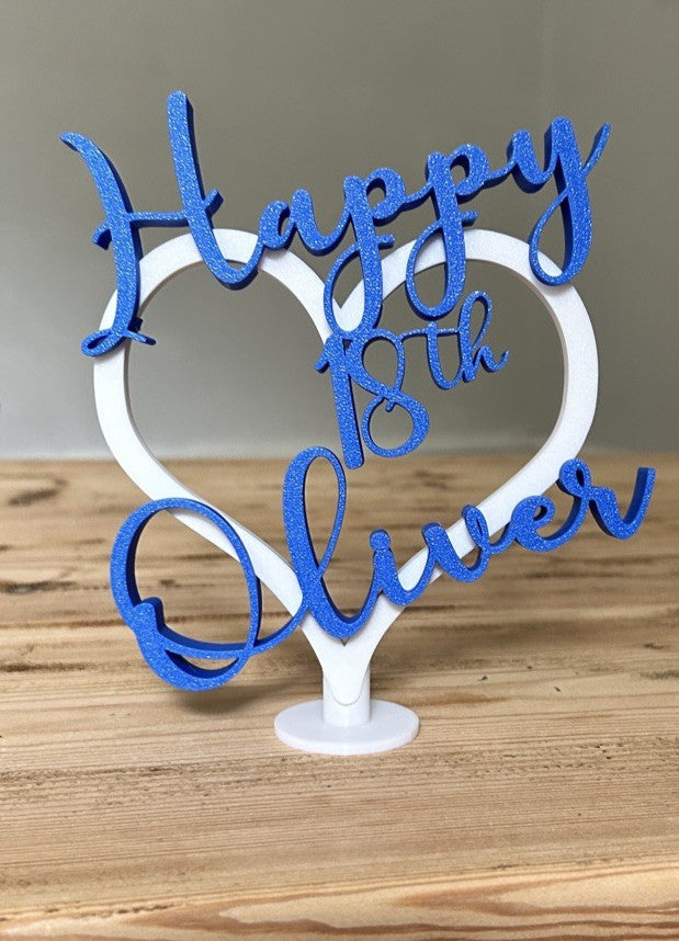 Personalised 16th 18th 21st Birthday Boys Son Grandson Nephew Gift Decoration - Poppy Kate Designs