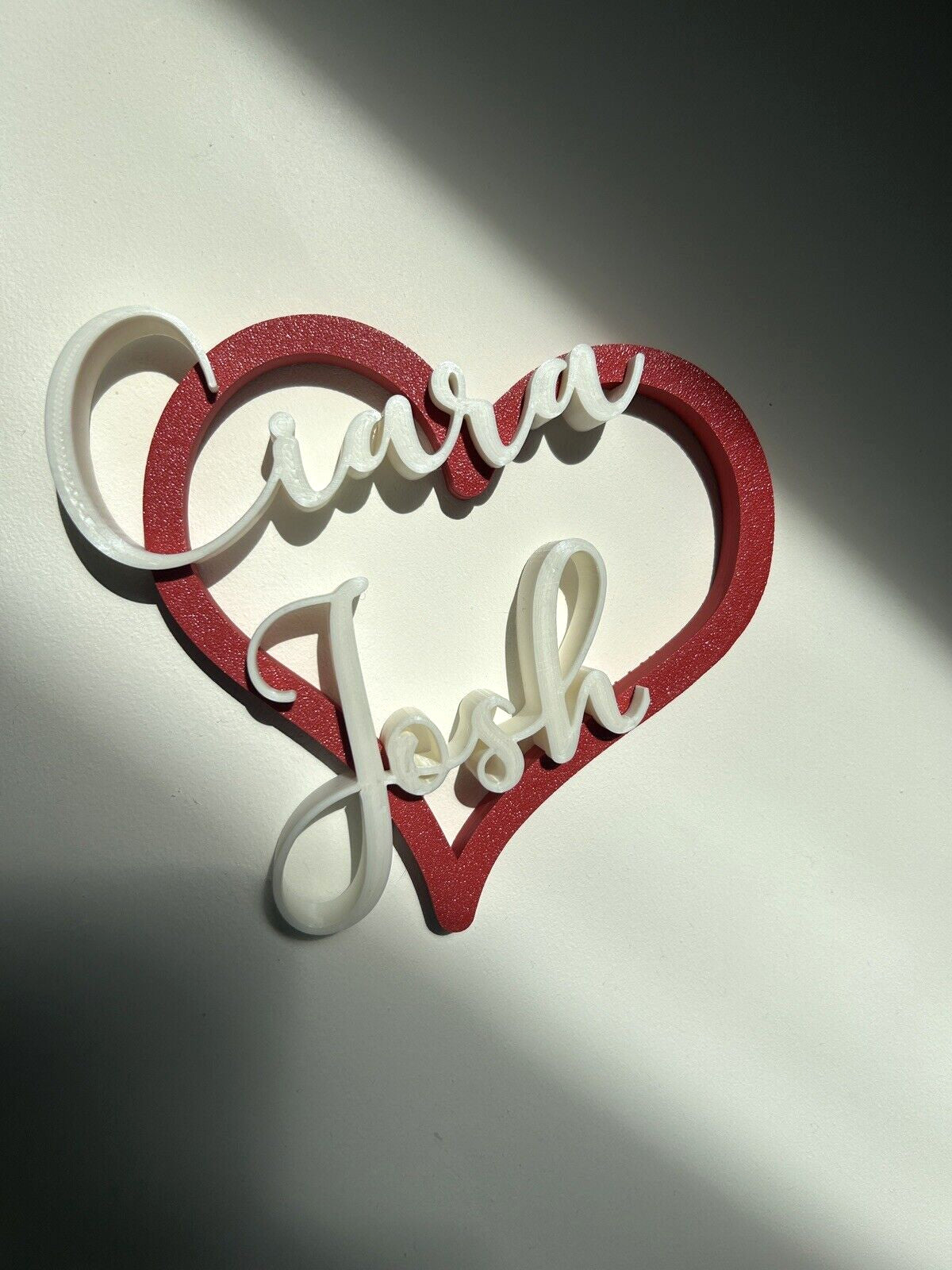 Personalised Gift for Boyfriend Him Girlfriend Partner Heart Husband Her Fiance - Poppy Kate Designs