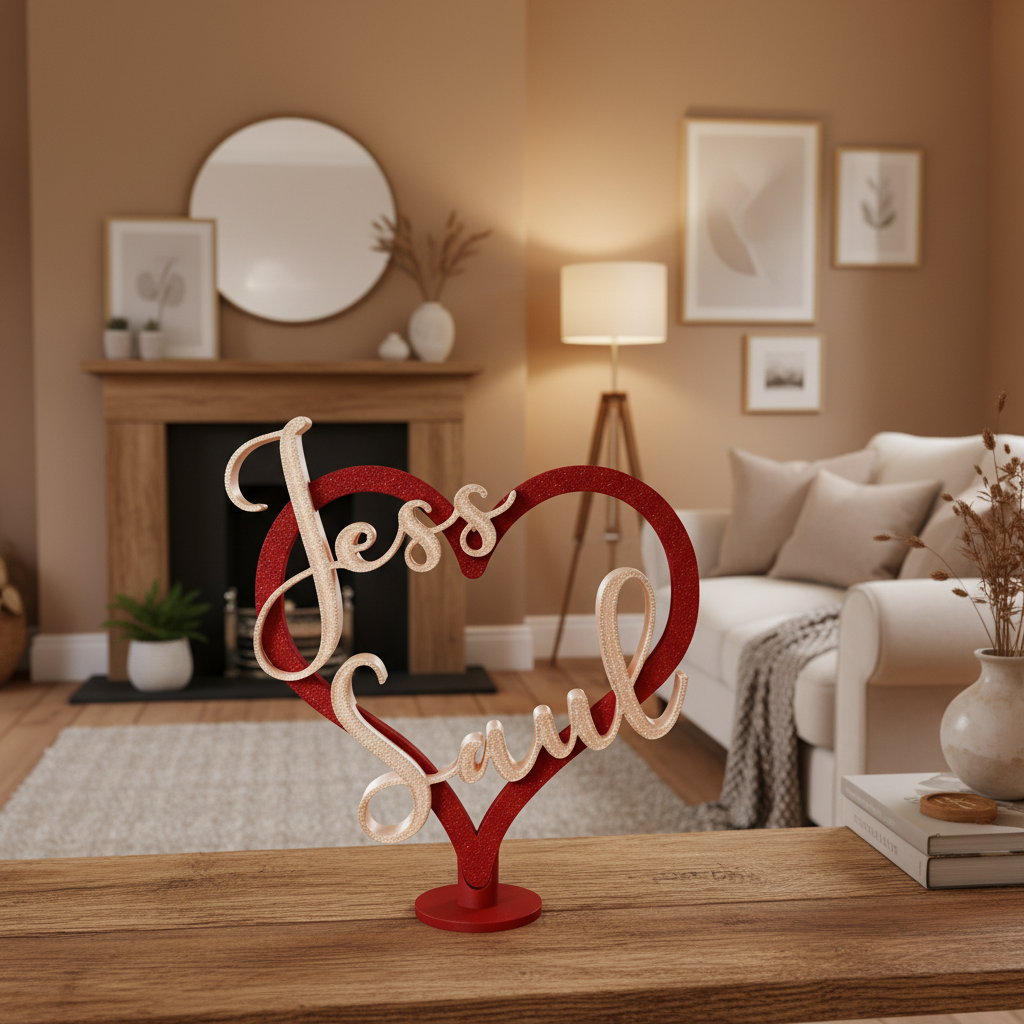 Personalised Anniversary Gift Heart