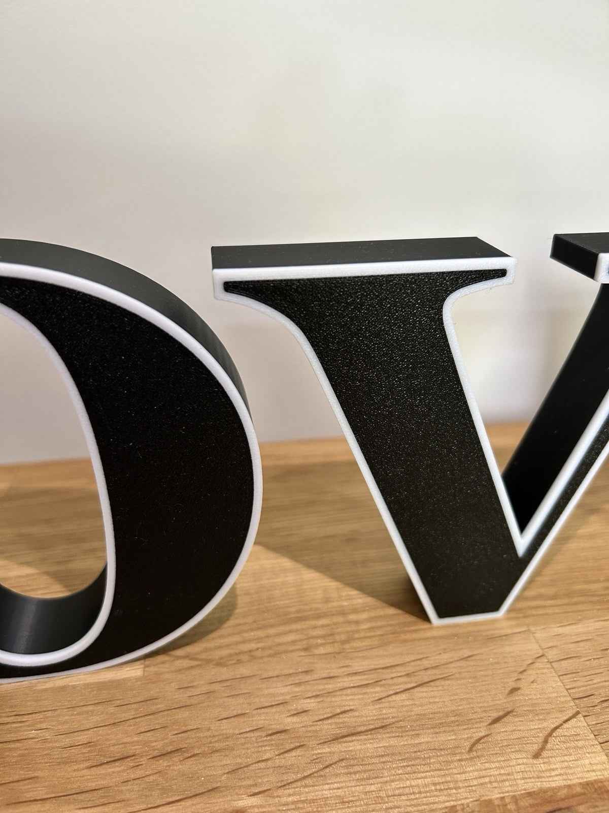 Large Love Capital Letters Word Display Ornament Home Shelf Decoration