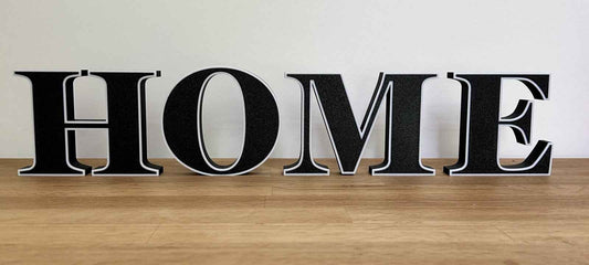 Home Word Freestanding Capital letters Ornament Sign Decoration Gift Large
