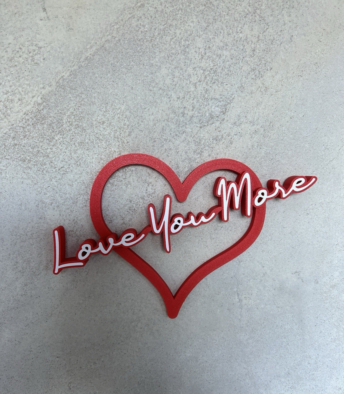 Love You More ornament birthday Girlfriend Boyfriend Wife Partner Husband - Poppy Kate Designs