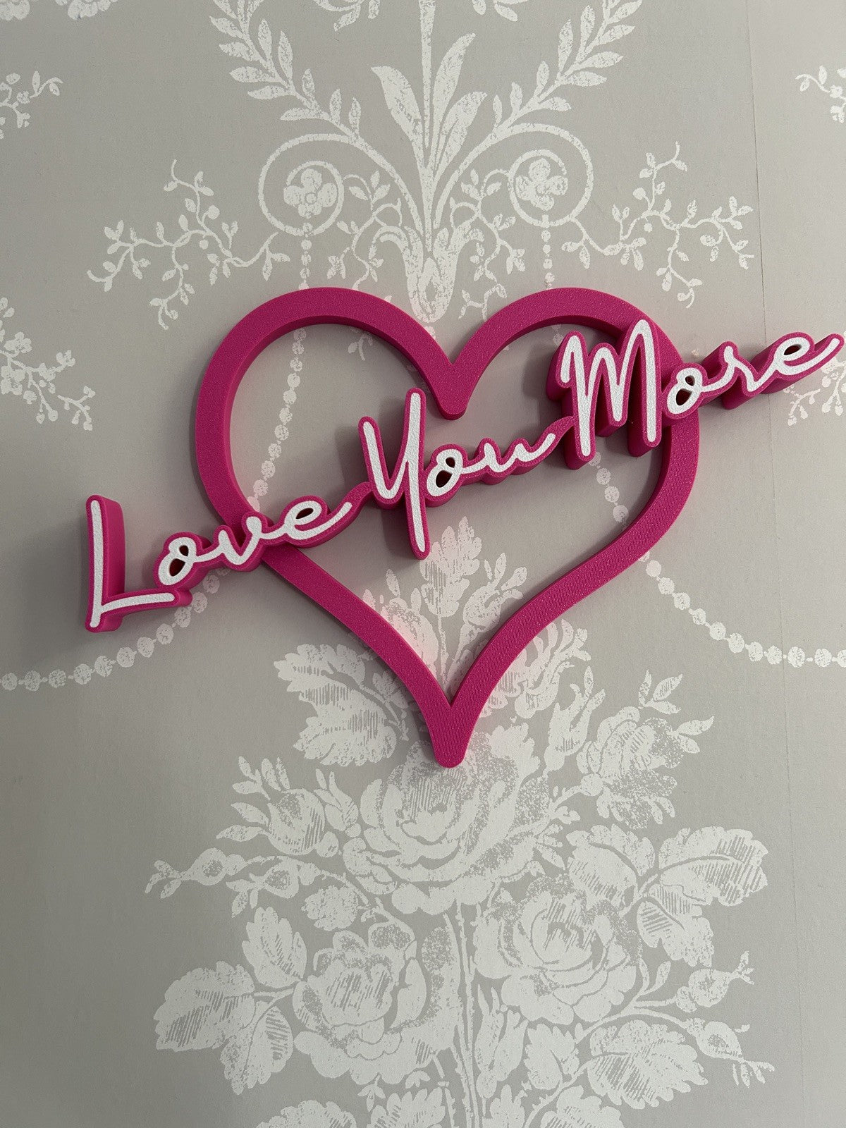 Love You More ornament birthday Girlfriend Boyfriend Wife Partner Husband - Poppy Kate Designs
