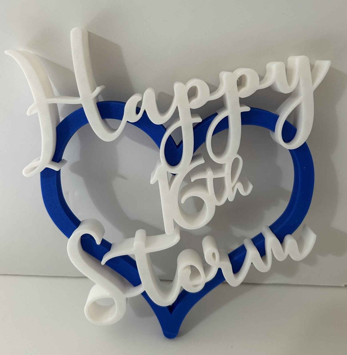 Personalised 16th 15th 14th 13th Birthday Gift Decoration Table Girls Keepsake