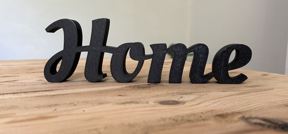 Home Word Freestanding Sign Ornament Letters Home Decoration New home gift - Poppy Kate Designs