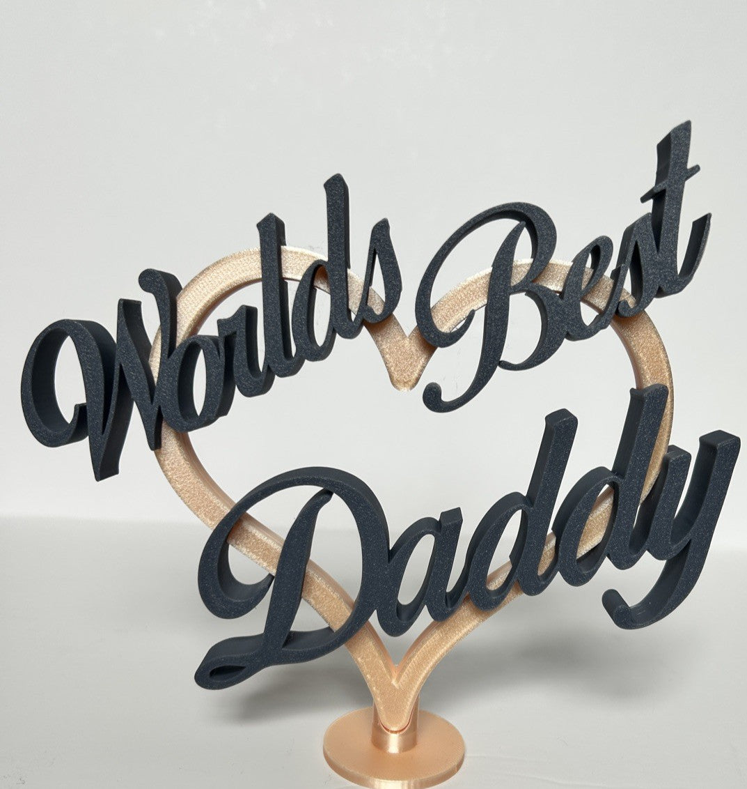 Personalised Christmas Gift for Dads Daddy Grandad Gift Present Worlds Best - Poppy Kate Designs