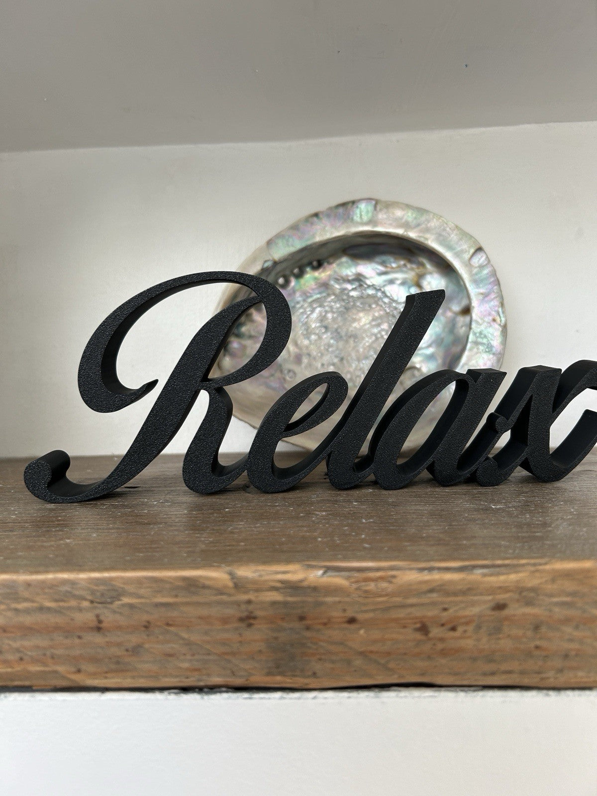 Relax Sign Gift New Home Decoration Freestanding Or Wall Sign Home Decoration - Poppy Kate Designs