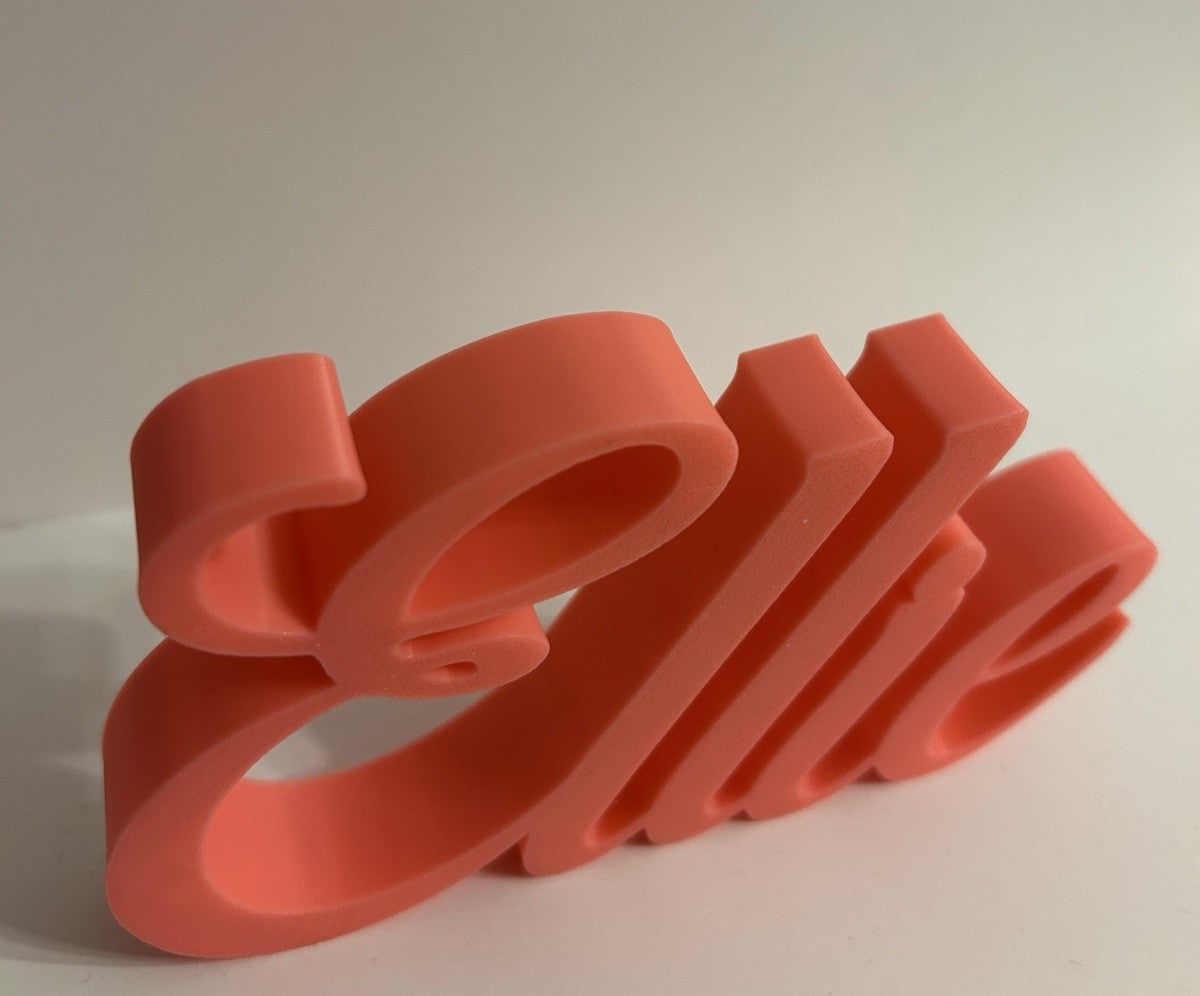 Personalised Name Plaque Any Word Gift Display Made To Order Girls Boys Custom - Poppy Kate Designs