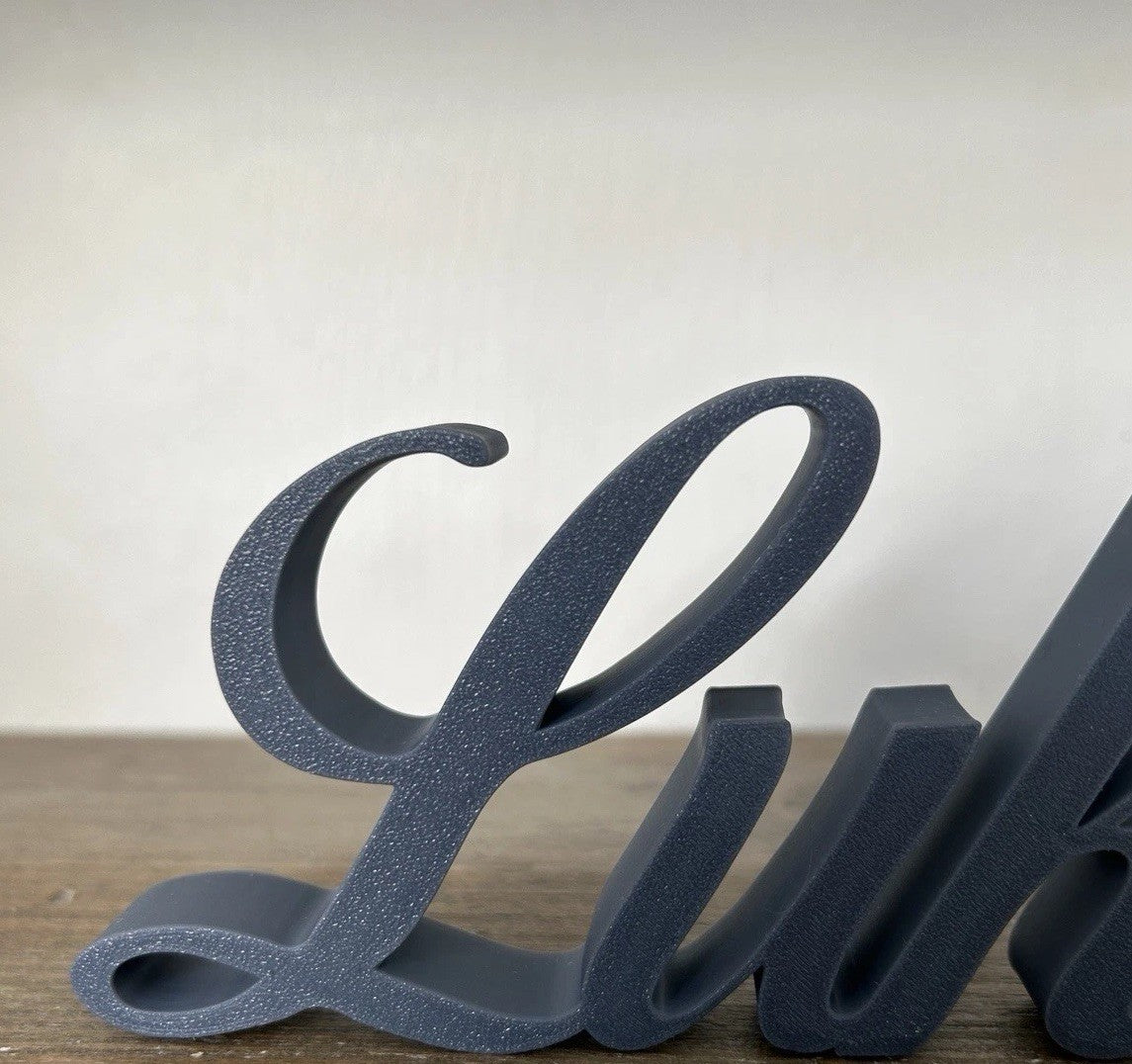 Personalised Name Plaque Any Word Gift Display Made To Order Girls Boys Custom - Poppy Kate Designs