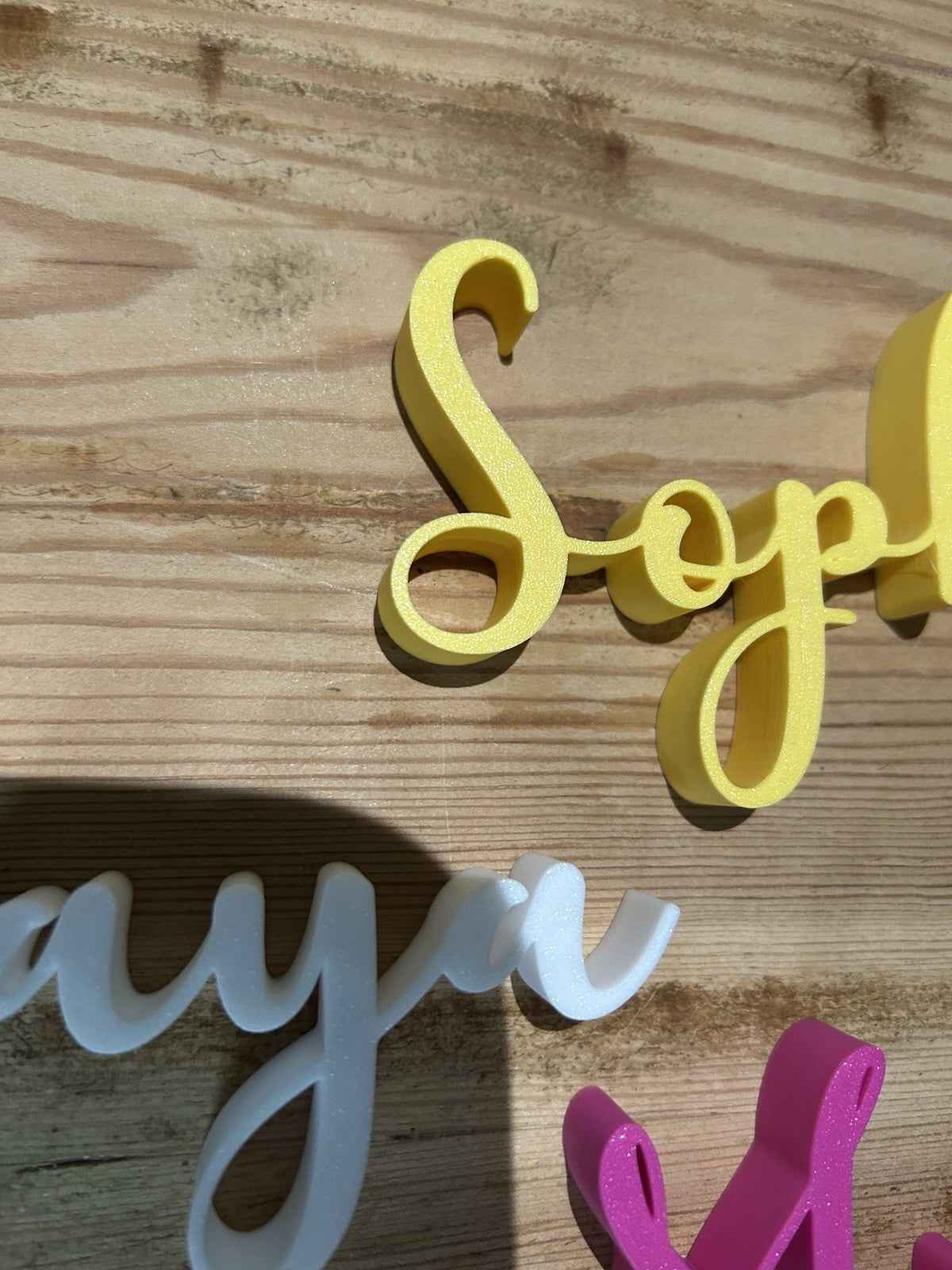 Personalised Names Any Words Letters Small Custom Made Names Place Name Words