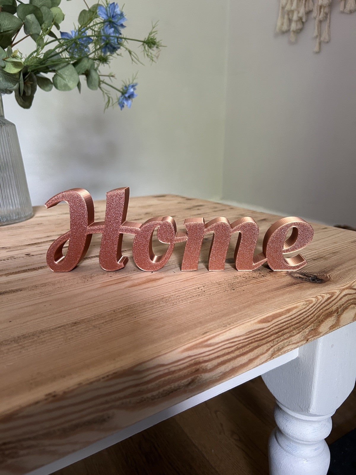 Home Word Freestanding Sign Ornament Letters Home Decoration New home gift - Poppy Kate Designs