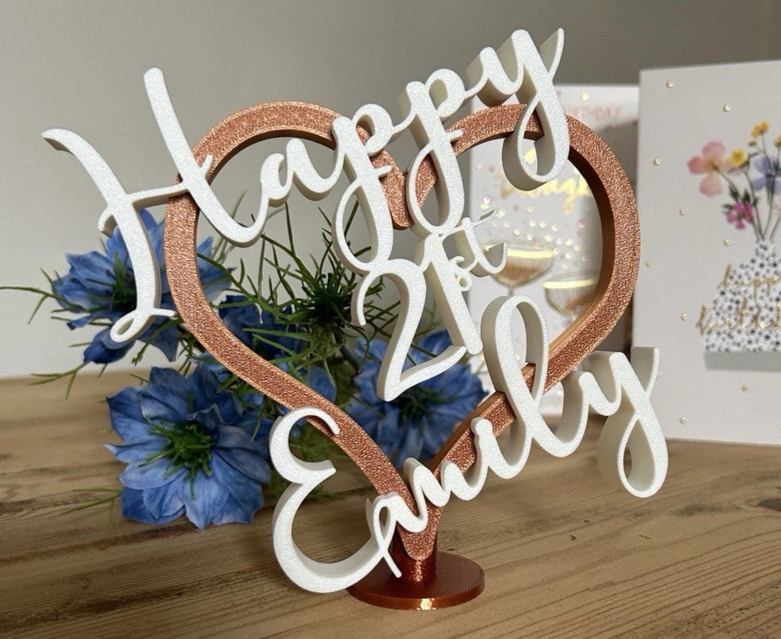 21st Birthday Gift For Her Daughter Sister Girls Friend Niece 21 Today Keepsake - Poppy Kate Designs