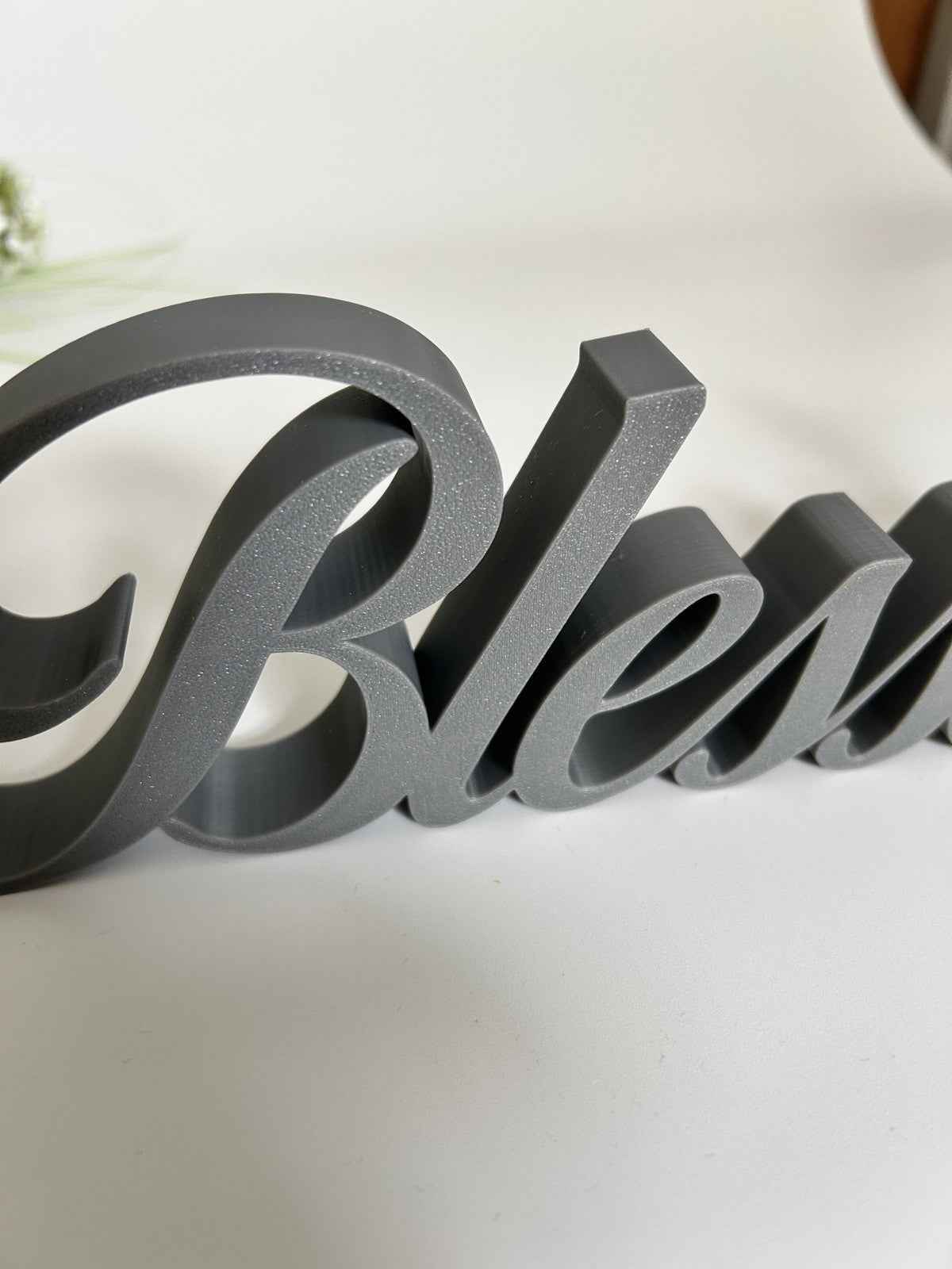 Blessed Sign Letters Ornament Gift New Home Freestanding Sign Home Grateful