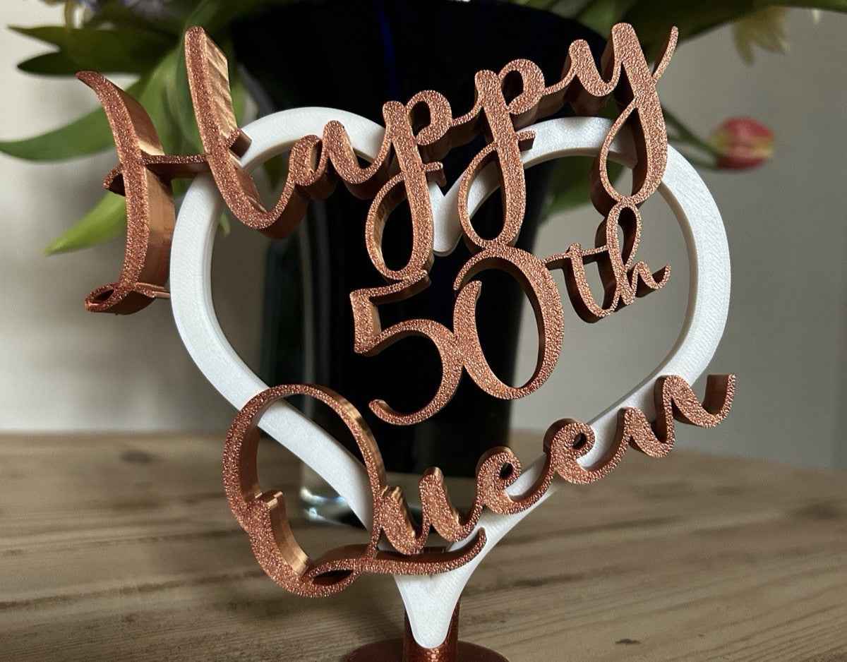 Personalised 30th 40th 50th Birthday Gift Her Womens Friend Keepsake Decoration
