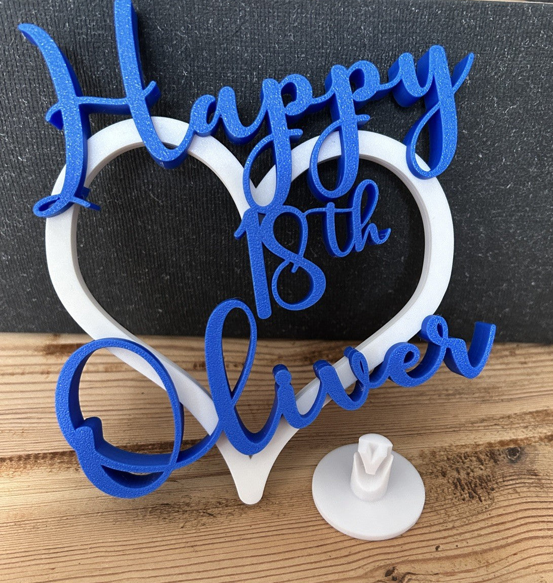 Personalised 16th 18th 21st Birthday Boys Son Grandson Nephew Gift Decoration - Poppy Kate Designs