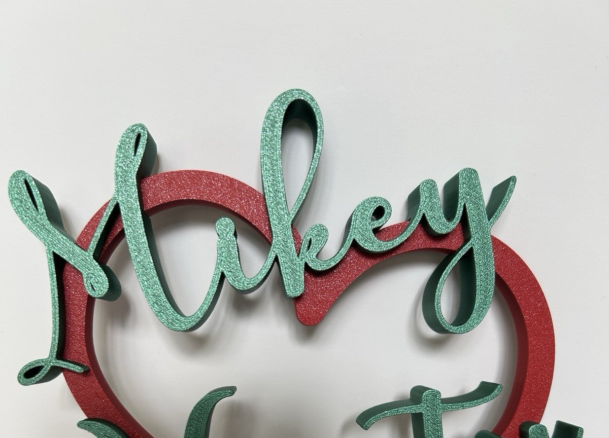 Custom Made Engagement Anniversary Gift Love Heart Present Names Wedding - Poppy Kate Designs