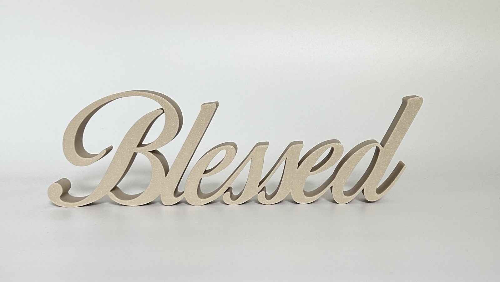 Blessed Sign Letters Ornament Gift New Home Freestanding Sign Home Grateful