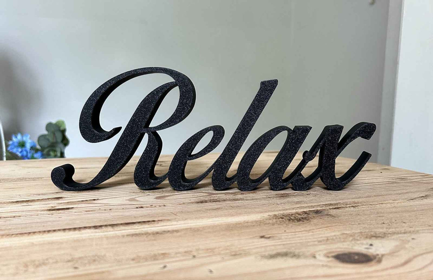 Relax Sign New Home Gift Ornament New Home Gift Decoration Freestanding