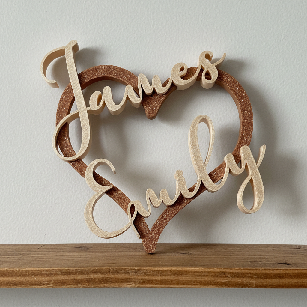 Personalised Anniversary Gift Heart