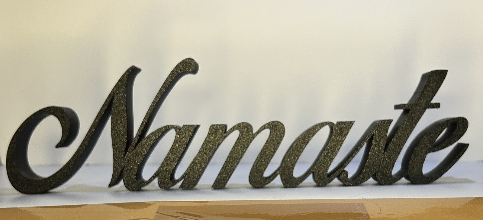 Custom Made Any Word Namaste Made to Order Dads Bar Freestanding and Wall Sign - Poppy Kate Designs