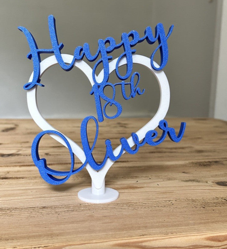 Personalised 16th 18th 21st Birthday Boys Son Grandson Nephew Gift Decoration - Poppy Kate Designs