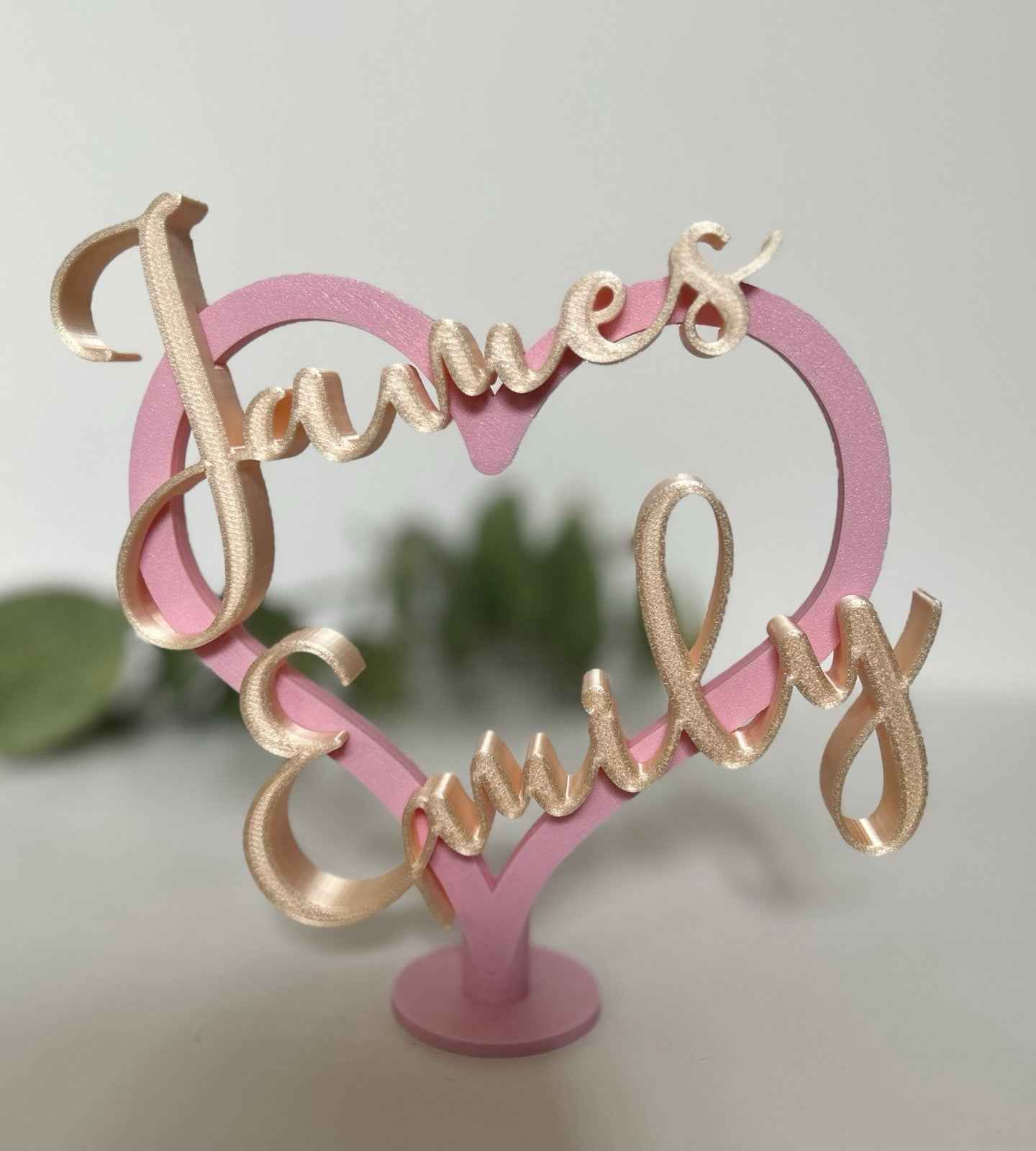 Couples Personalised Heart  Gift for Girlfriend Boyfriend Partner Him Her Wife