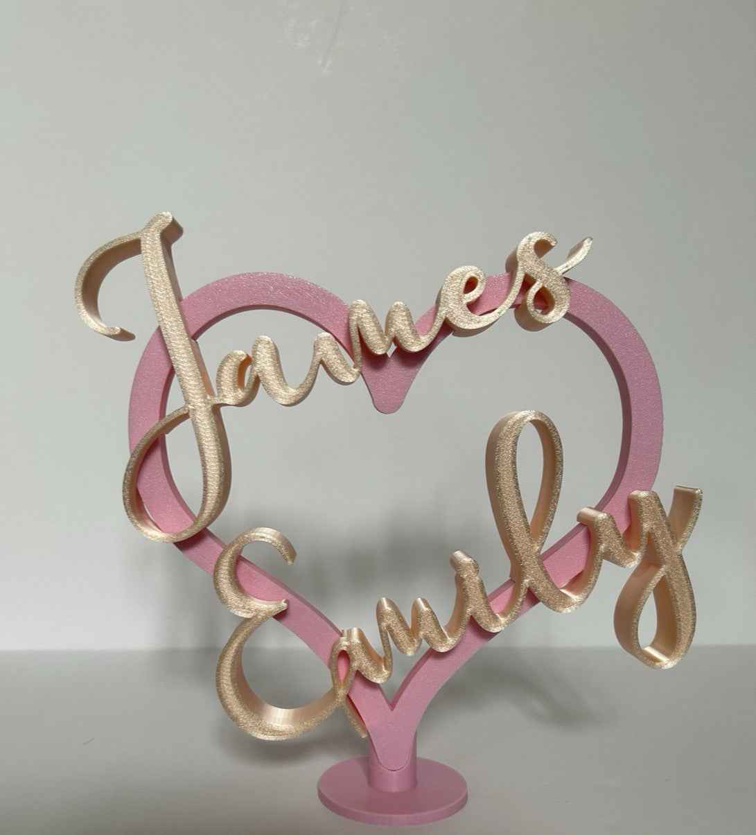 Couples Personalised Heart  Gift for Girlfriend Boyfriend Partner Him Her Wife