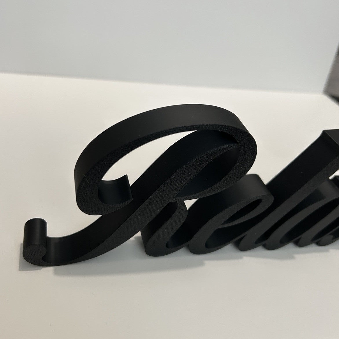 Relax Sign Copper Gold Bronze Word Letters Gift New Room Decoration Freestanding - Poppy Kate Designs