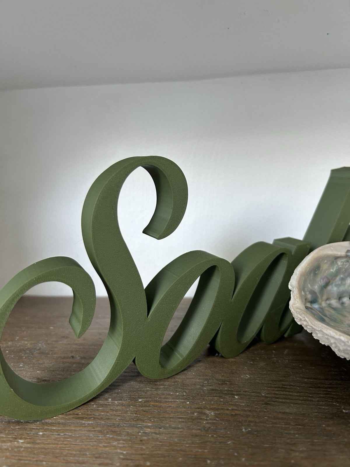Soak Sign Word Bathroom Hot Tub Pool Bath Letters Ornament FreeStanding