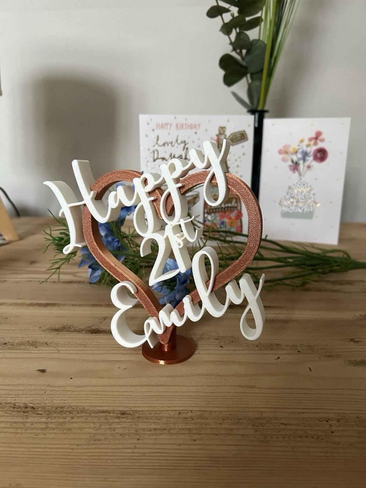 Personalised 30th 40th 50th Birthday Gift Her Womens Friend Keepsake Decoration